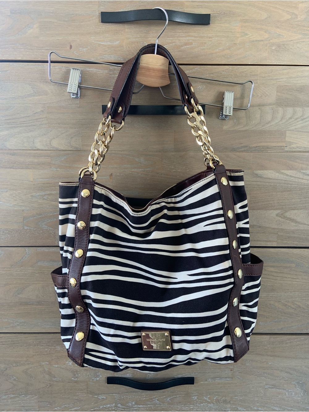 Y2K Zebra Print Michael Kors Bag